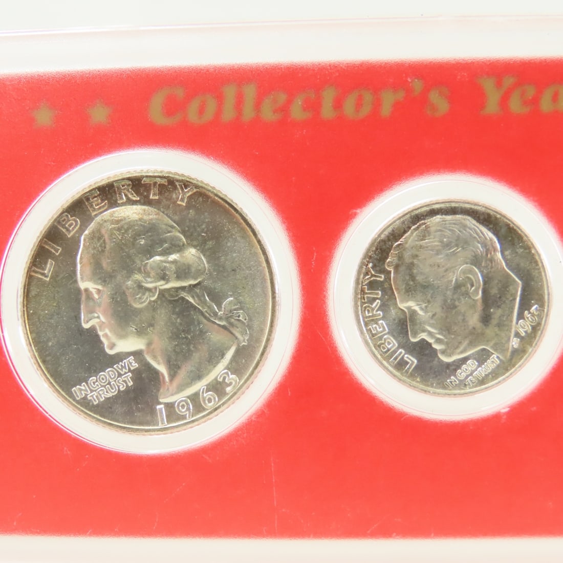 2 1963 Silver US Mint Sets in Whitman Holders - 10