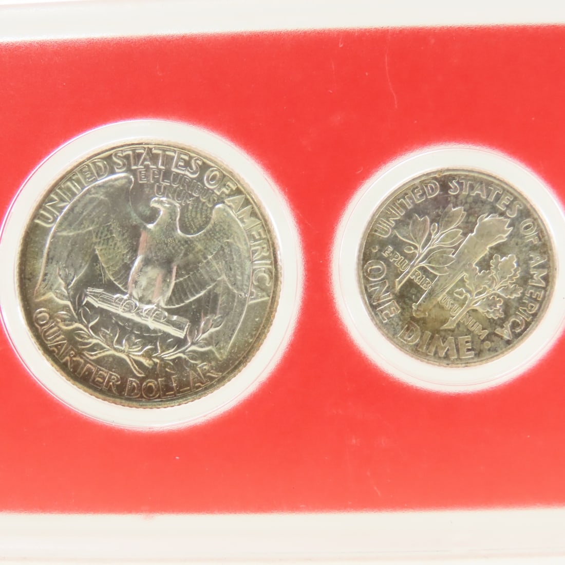2 1963 Silver US Mint Sets in Whitman Holders - 11