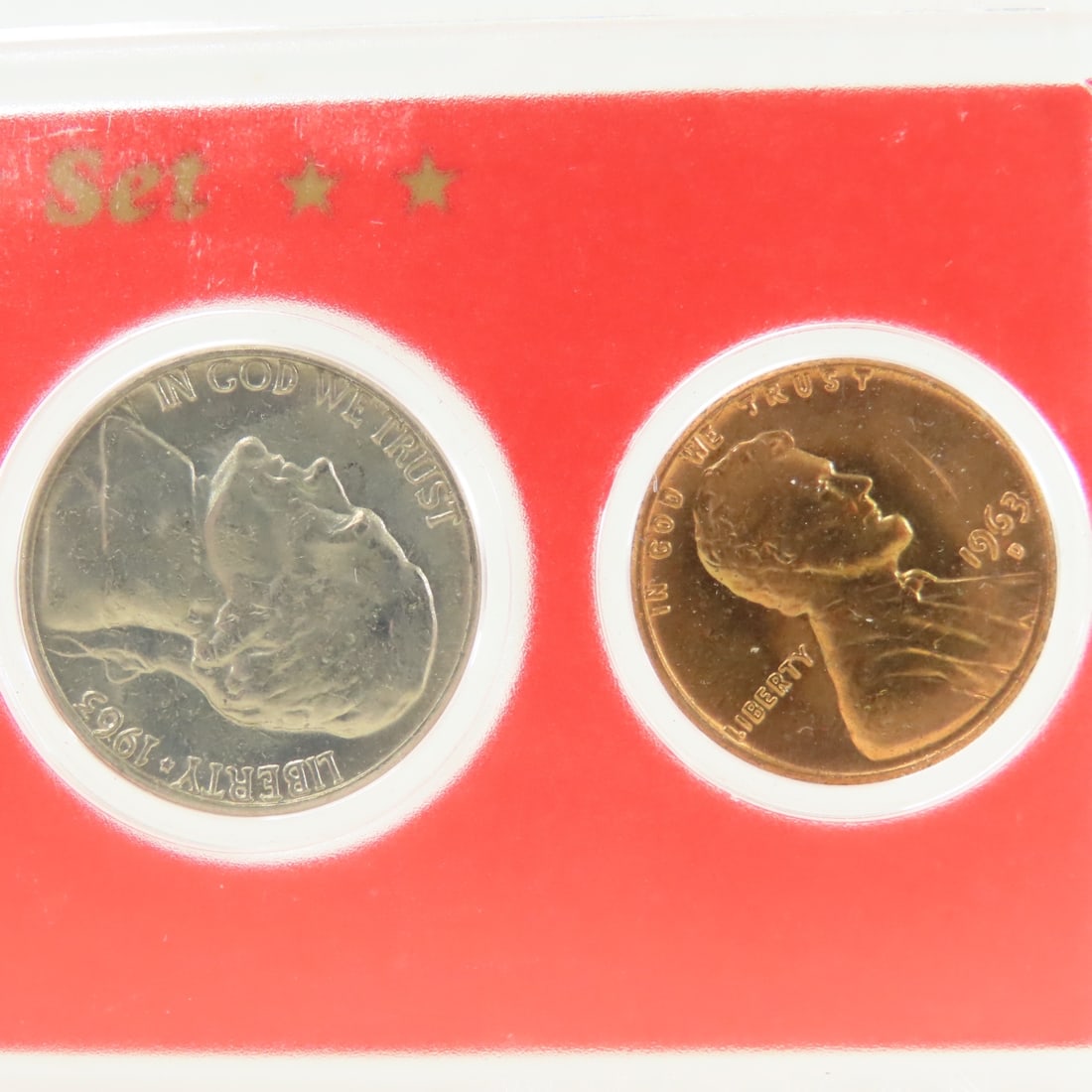 2 1963 Silver US Mint Sets in Whitman Holders - 6
