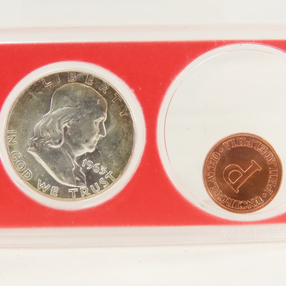 2 1963 Silver US Mint Sets in Whitman Holders - 8