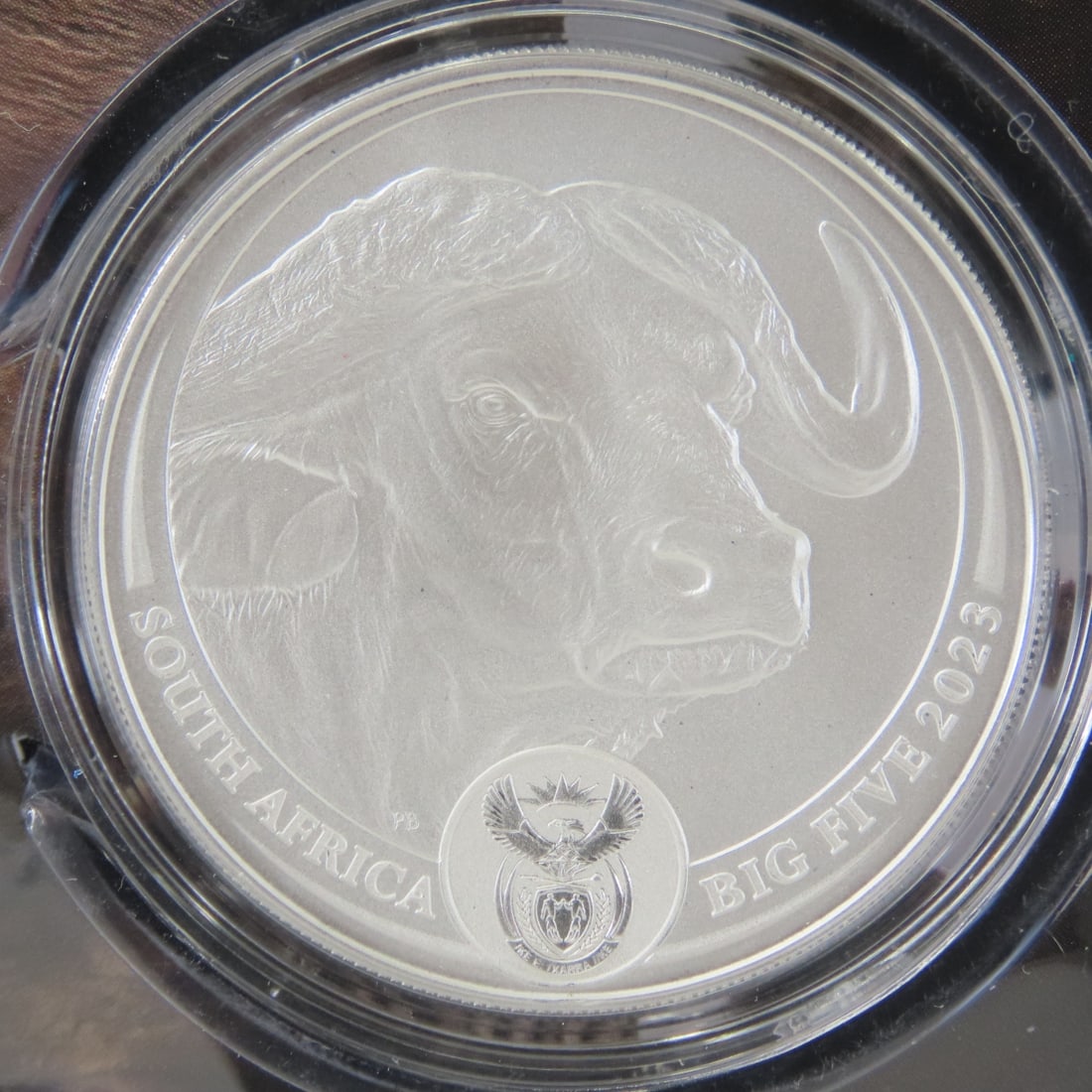 2023 South African Mint 1 ozt Silver Buffalo NIP - 2