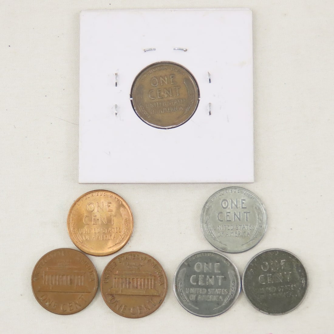 45 Indian Head Cents, Wheat Cents & Foreign Coins - 15