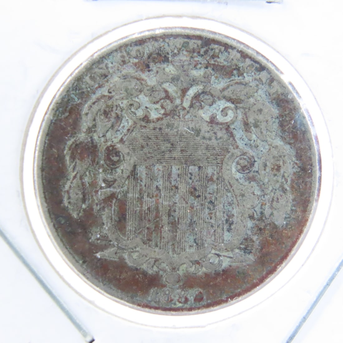 1867 & 1882 Shield Nickels, 1883 & 1887 Liberty V - 3