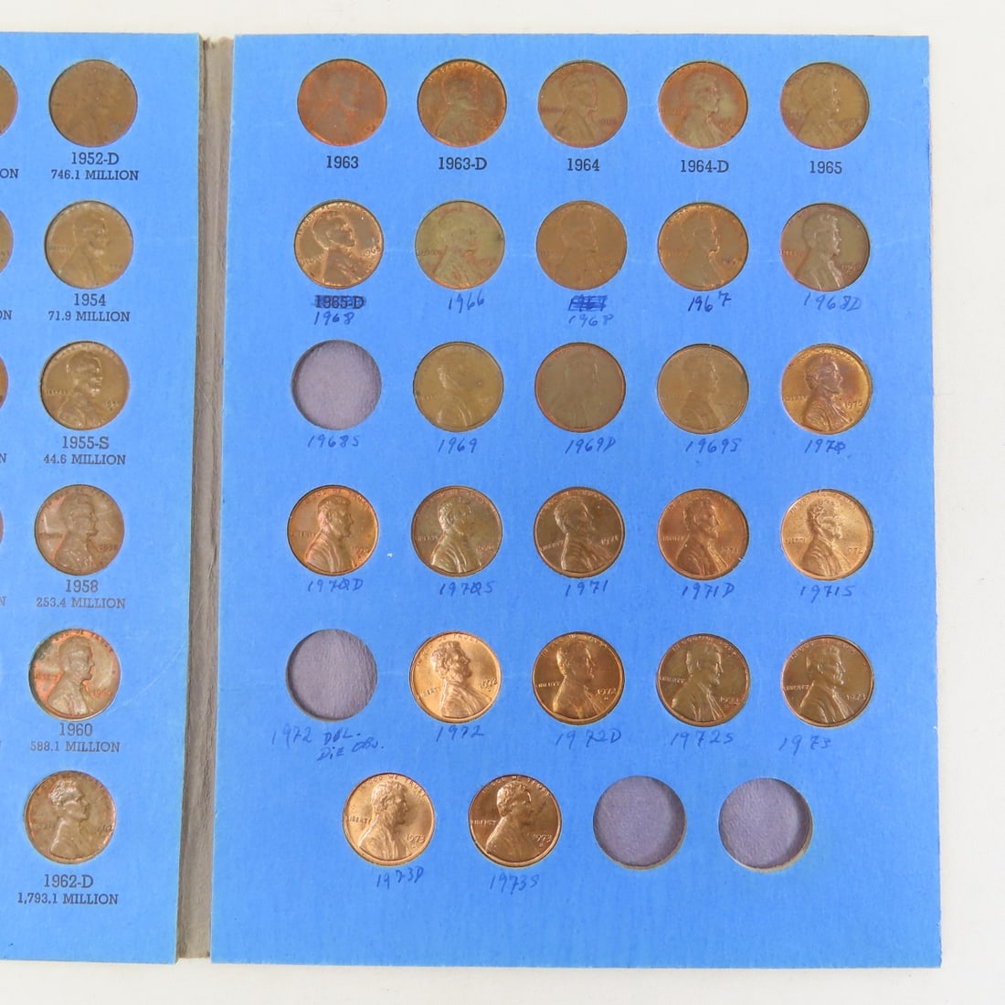 3 Lincoln Cent Books 1909-1995 - 10