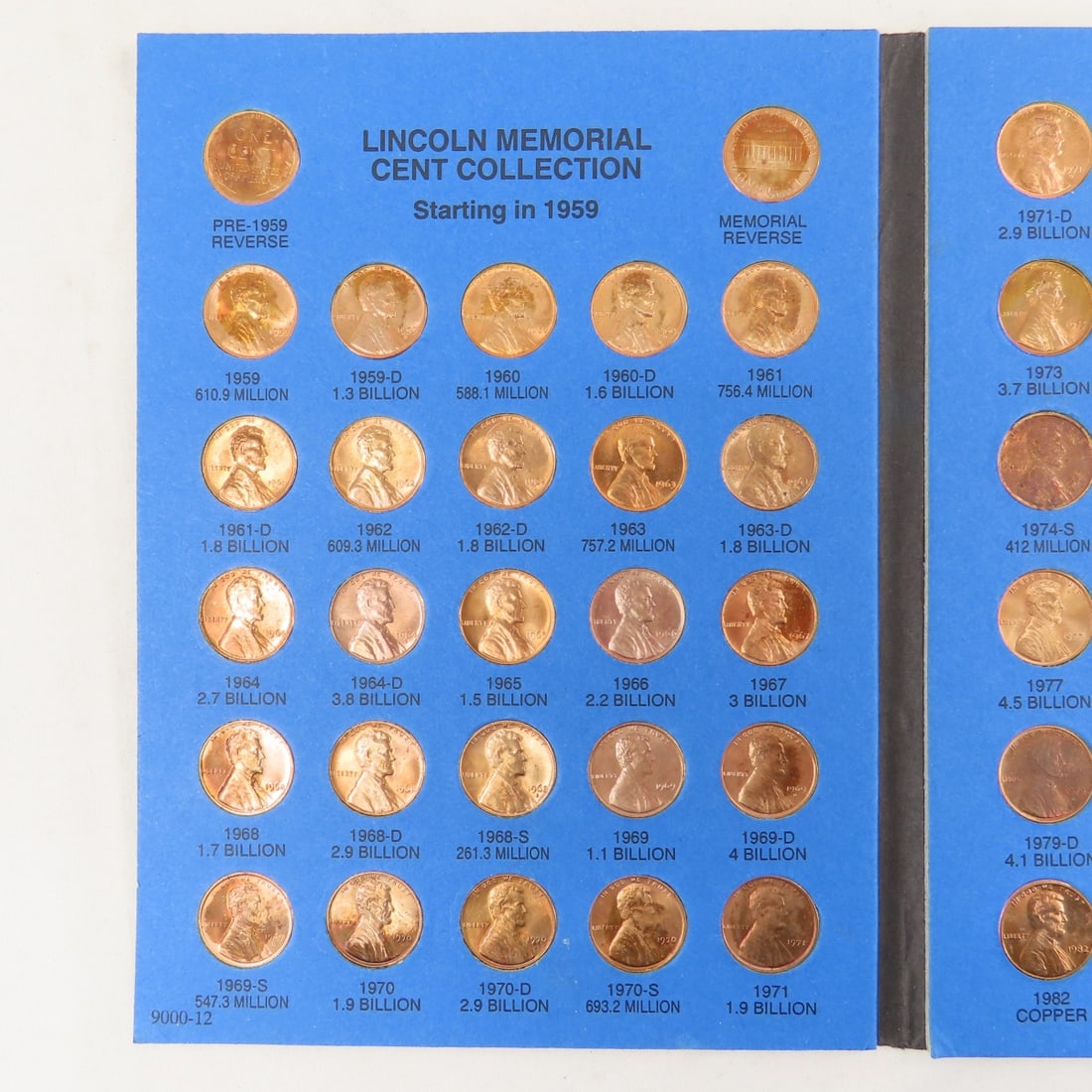 3 Lincoln Cent Books 1909-1995 - 13