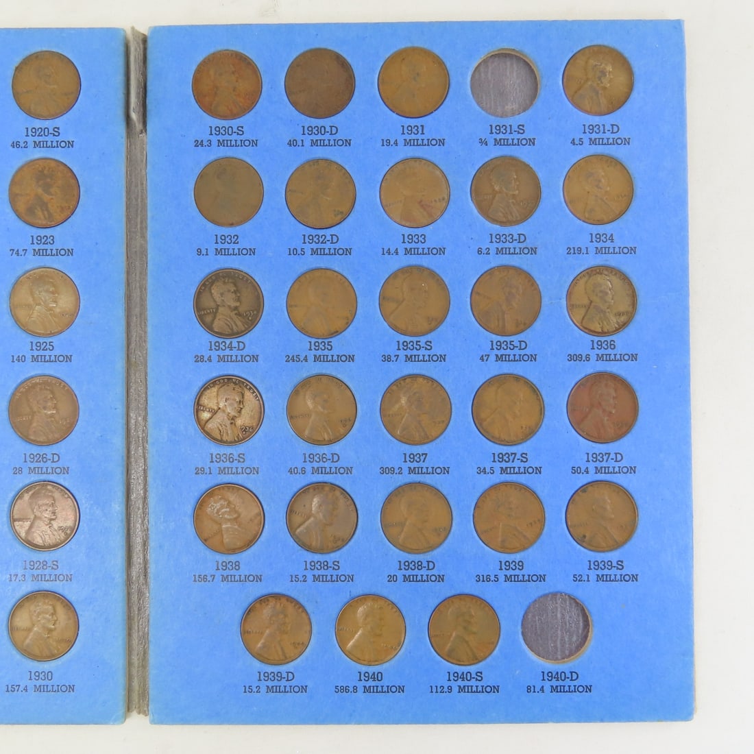 3 Lincoln Cent Books 1909-1995 - 5