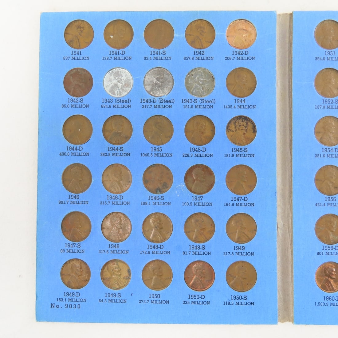 3 Lincoln Cent Books 1909-1995 - 8