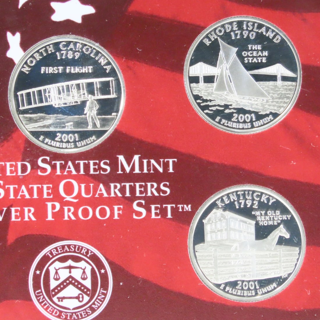 2001 US Mint Silver Proof Set - 12