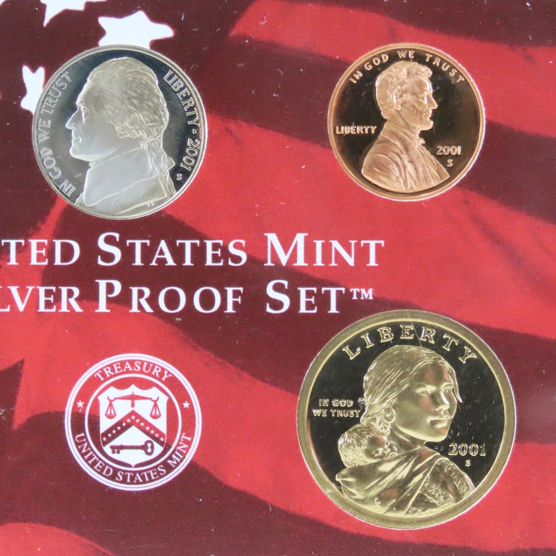 2001 US Mint Silver Proof Set - 6