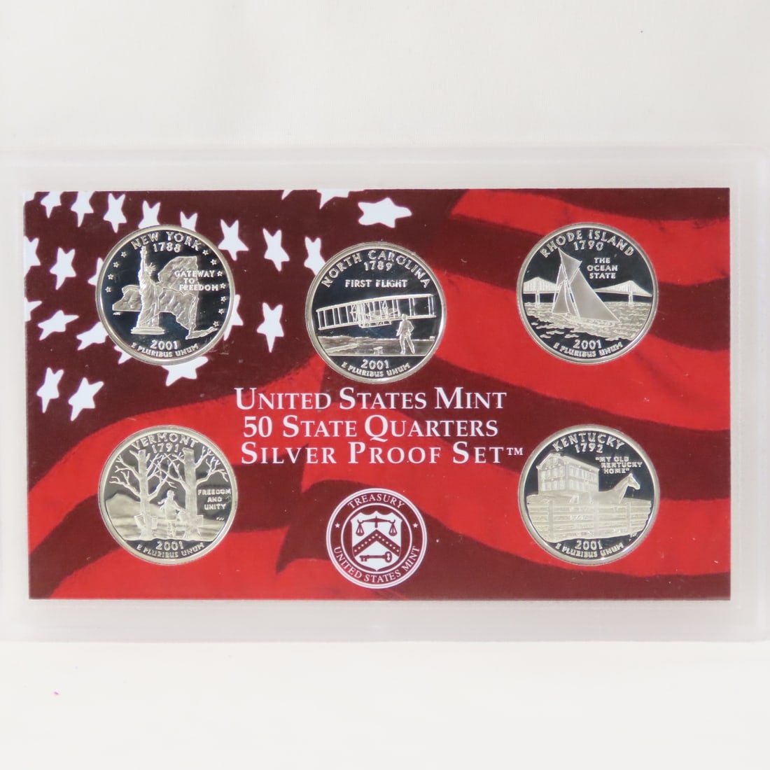 2001 US Mint Silver Proof Set - 8