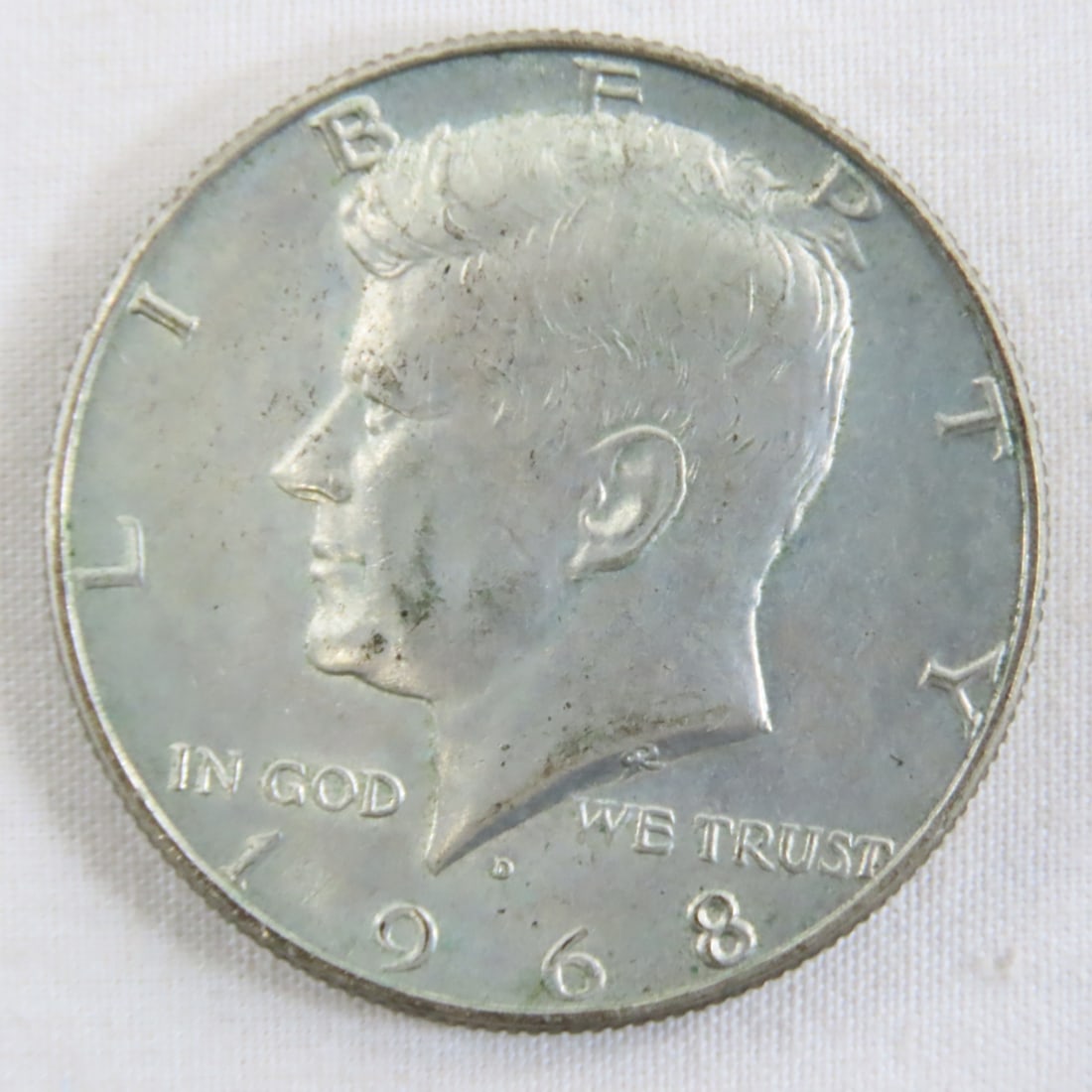 6 Silver Kennedy Half Dollars:1964-65,67-69 & 1976 - 10