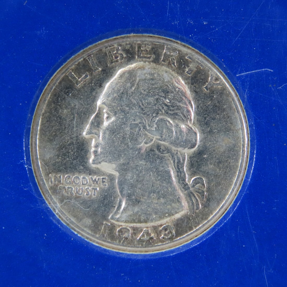 WWII Silver Quarter Set, 1942, 1943, 1944, 1945 - 5
