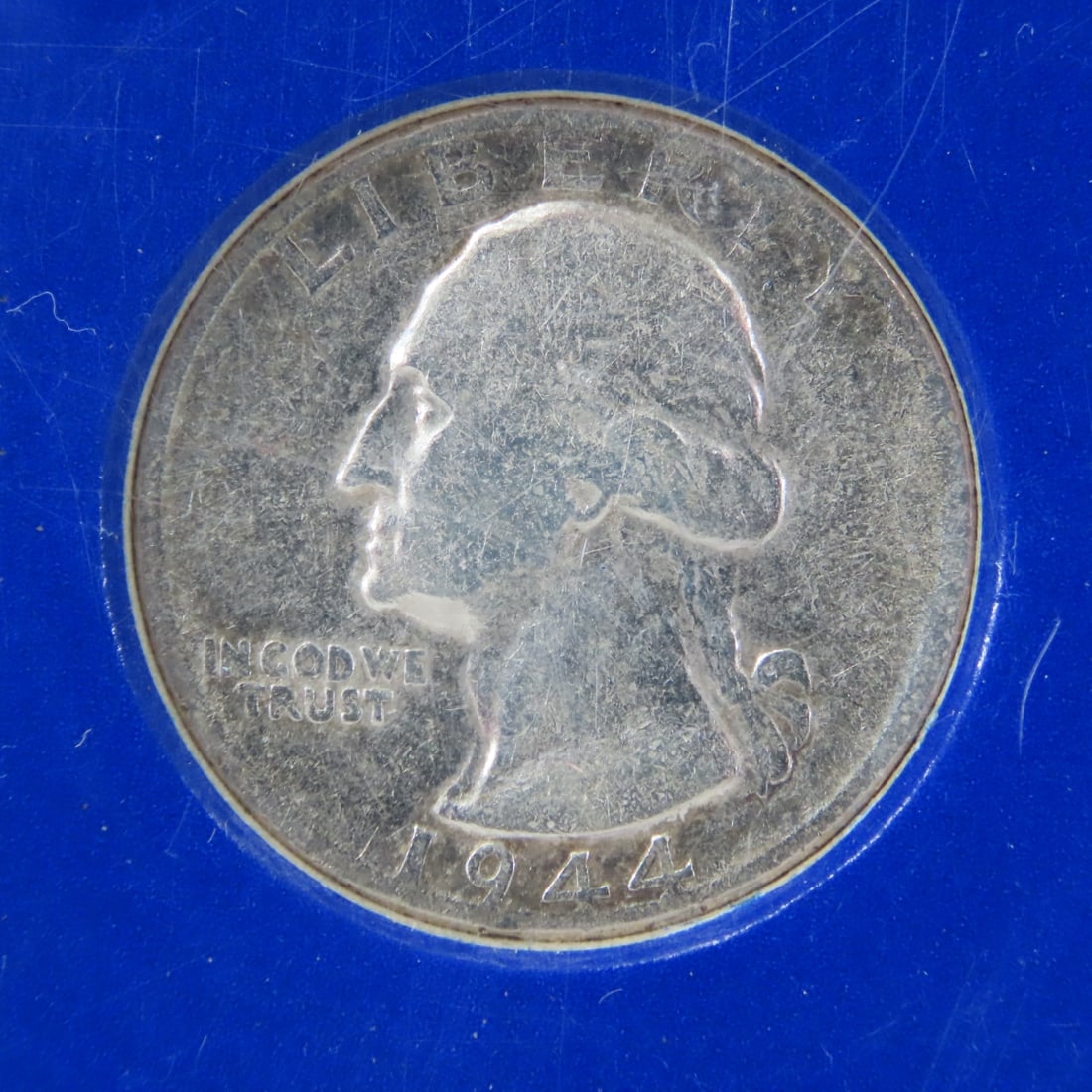WWII Silver Quarter Set, 1942, 1943, 1944, 1945 - 7