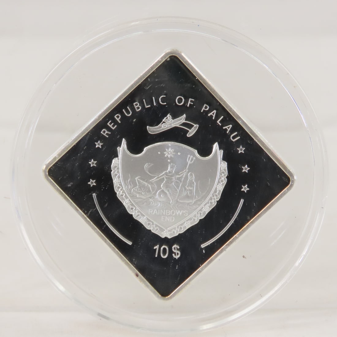 Palau 2009 HMS Prince of Wales 2ozt Silver $10 - 3