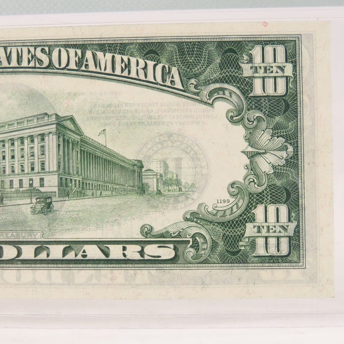 1934 D $10 Fed Res Note New York PMG 64 Choice Unc - 6