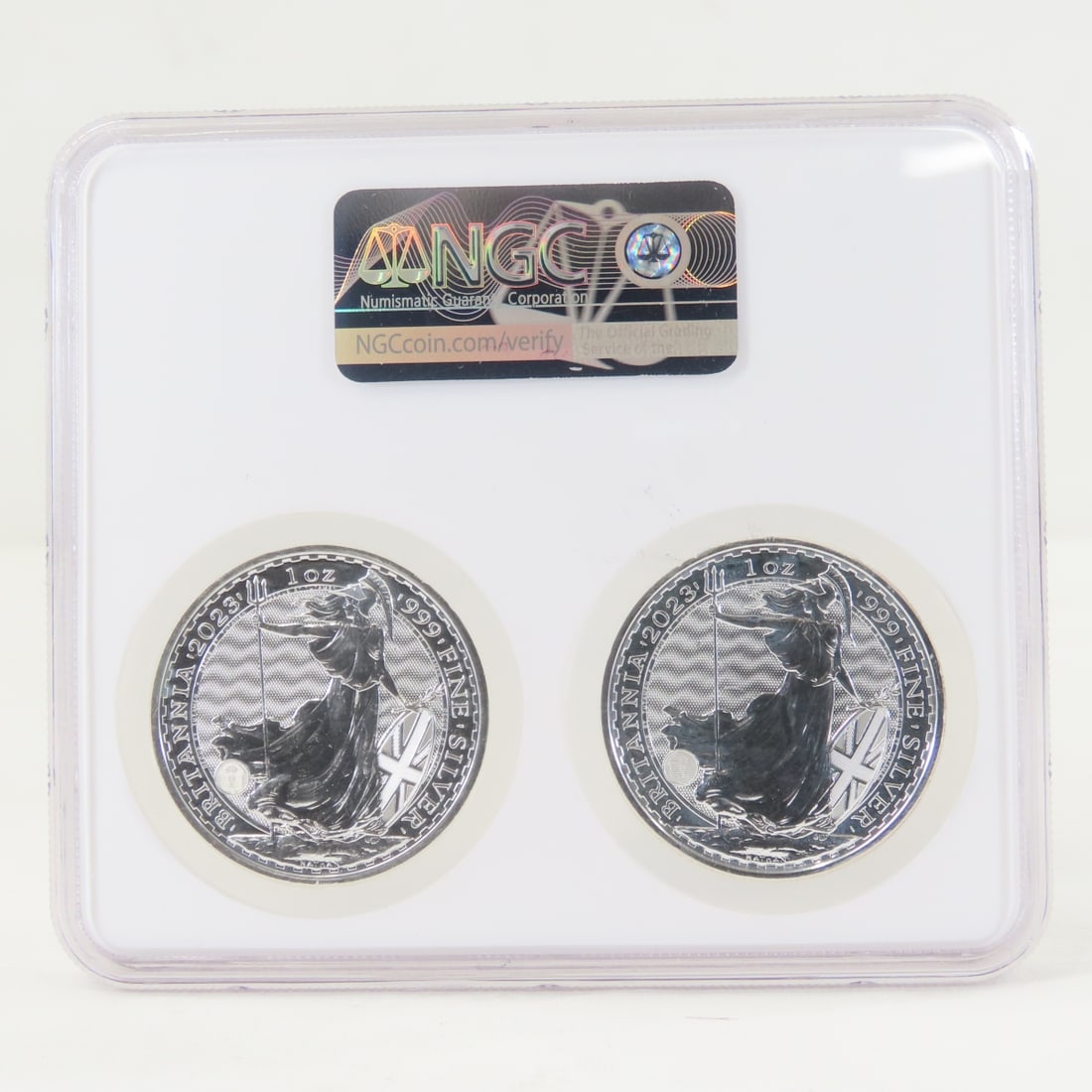 2023 Final QEII & 1st King Charles III Silver NGC - 2