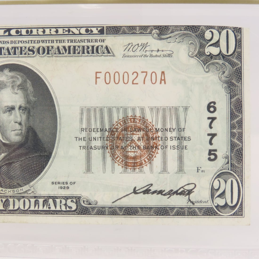 1929 $20 Blooming Prairie, MN Note PCGS Unc 62 PPQ - 3
