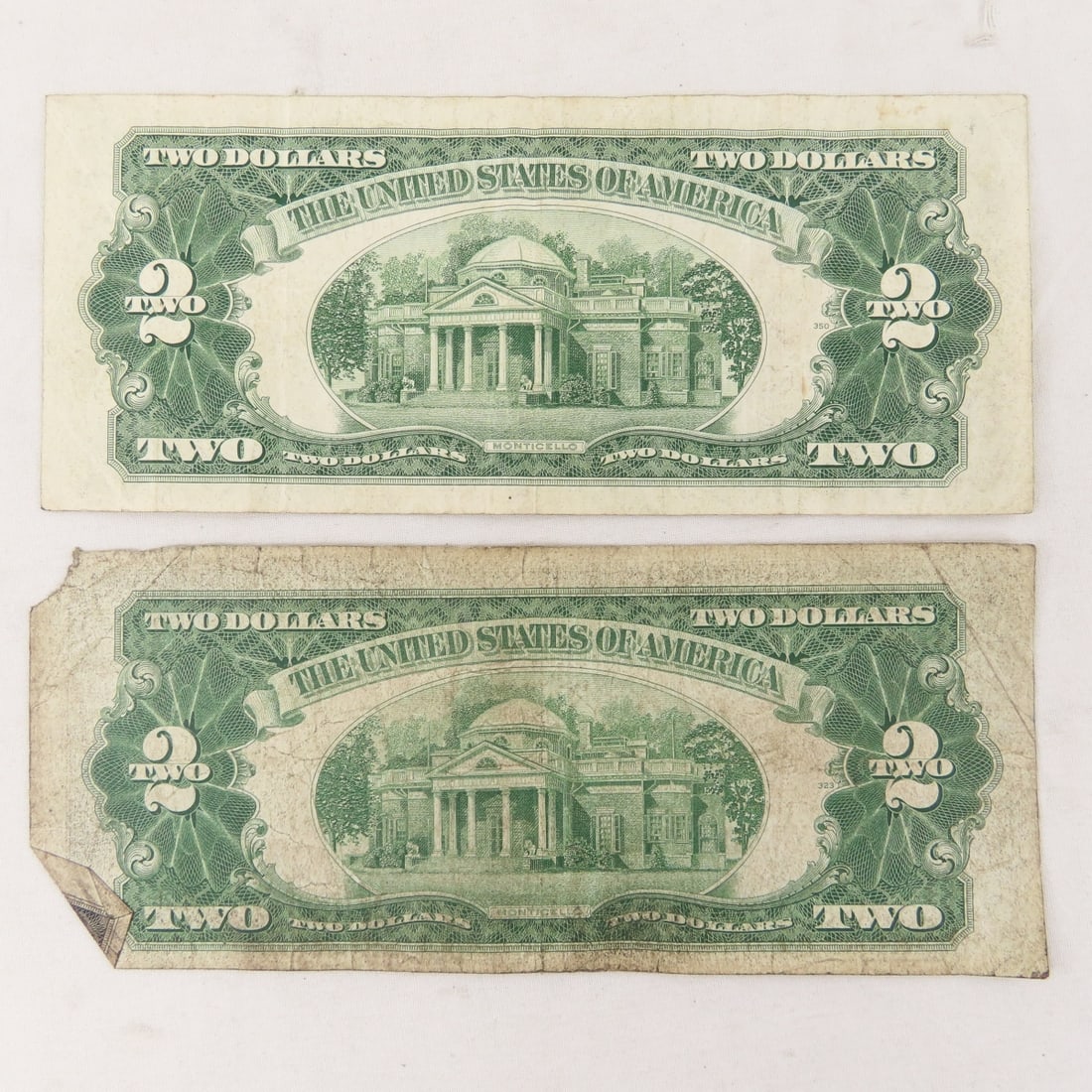 15 $2 Red Seal Notes: 2 1928, 13 1953 - 3
