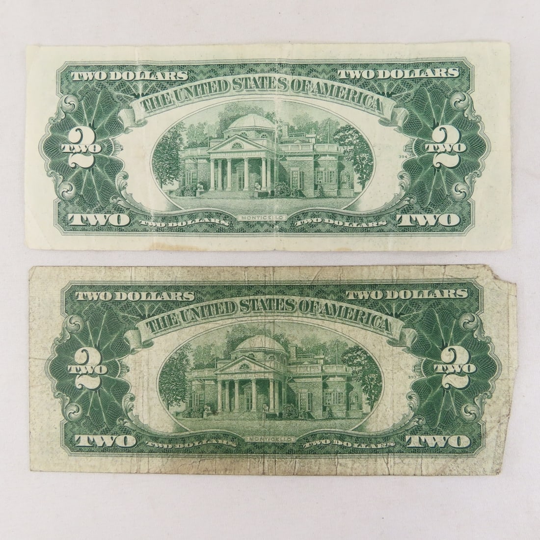 15 $2 Red Seal Notes: 2 1928, 13 1953 - 9