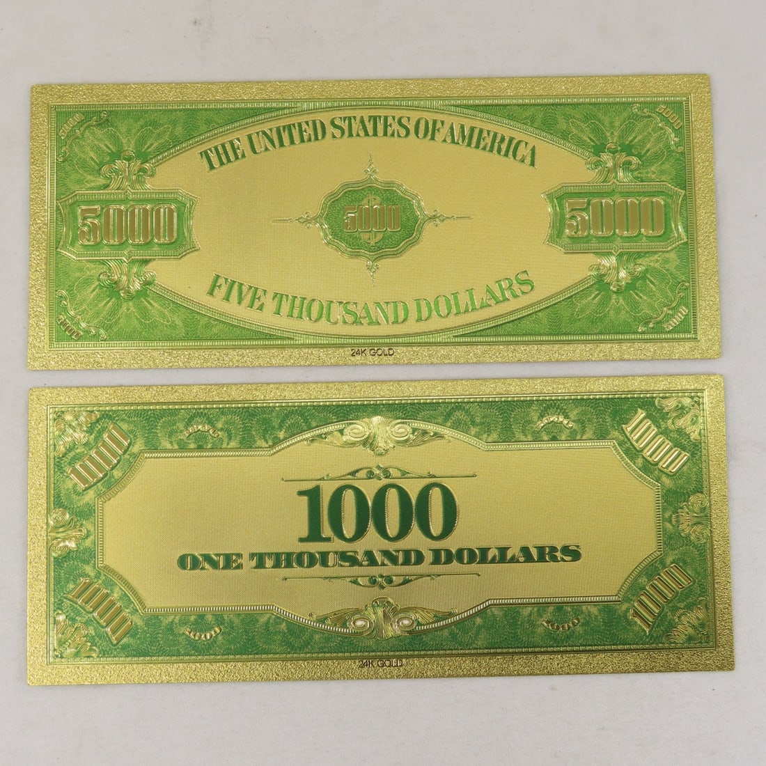 18 Gold Foil Collector Notes, Top 10, Fla Goldback - 3