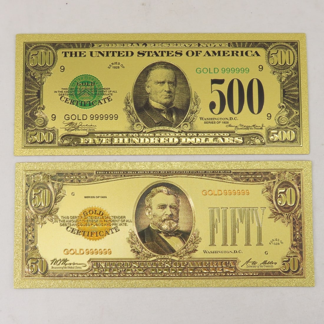 18 Gold Foil Collector Notes, Top 10, Fla Goldback - 5