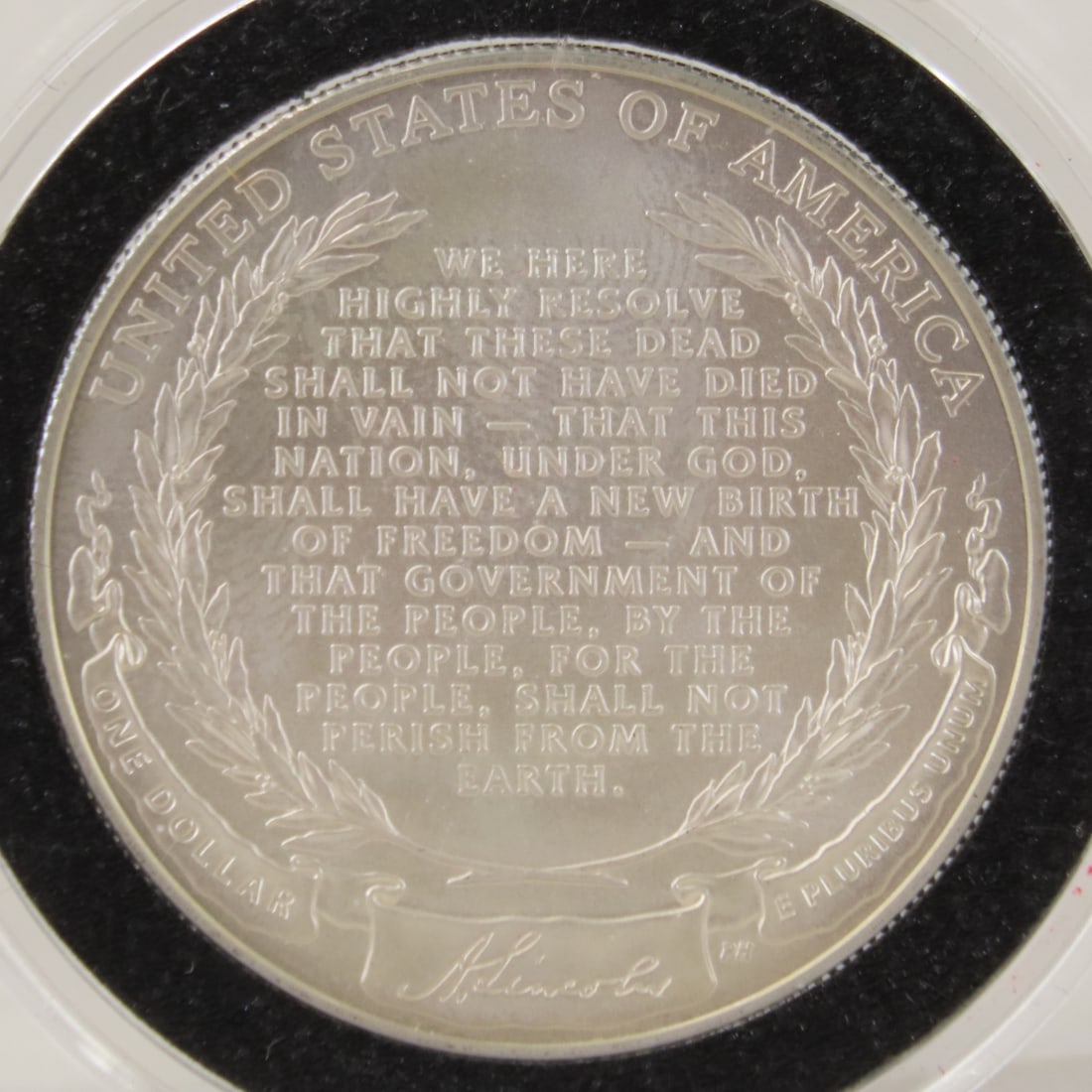 2008 P Abraham Lincoln Unc Silver Dollar - 4