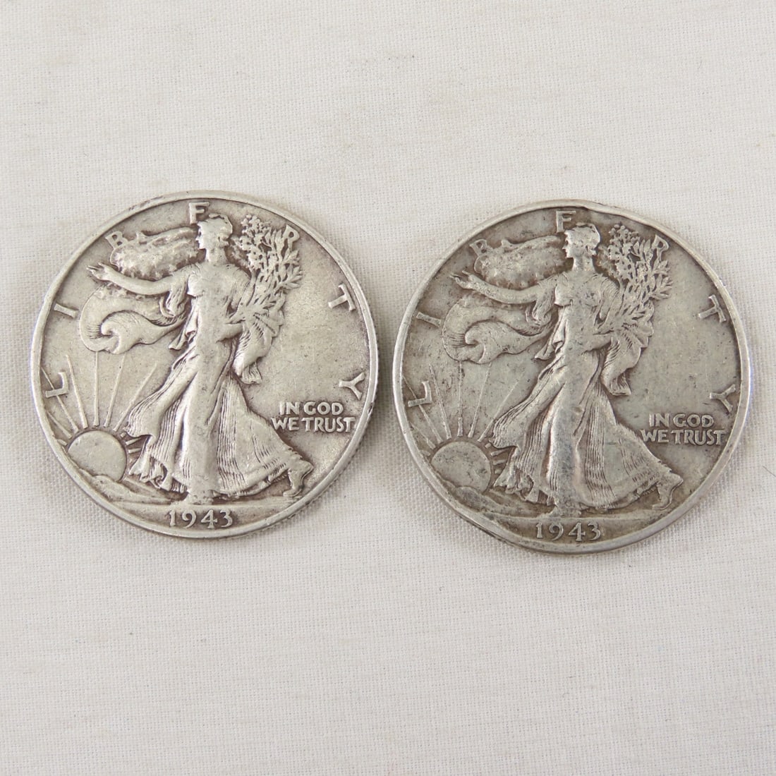 16 Walking Liberty Silver Half Dollars 1936-1945 - 11