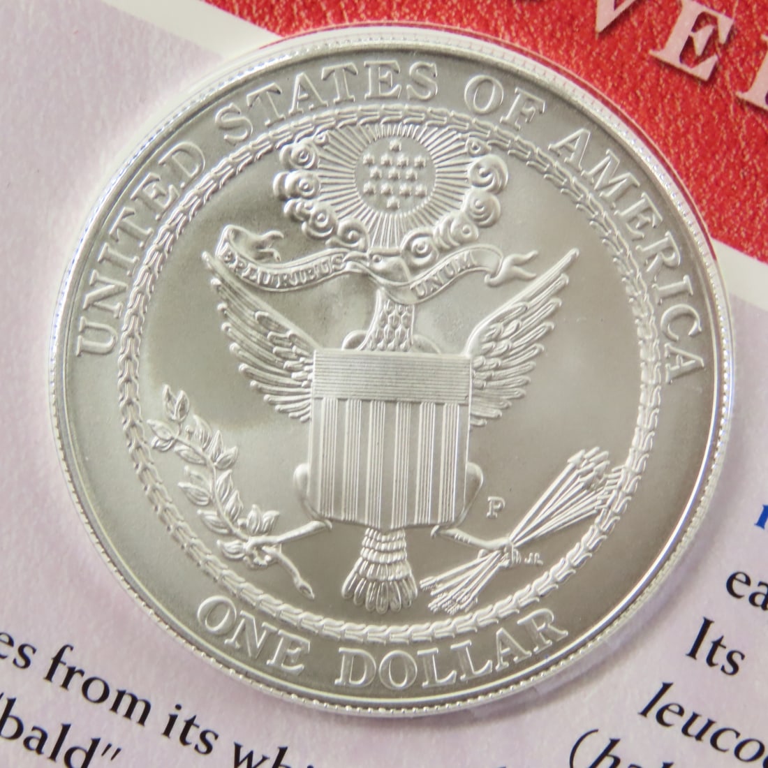 2008 Silver Bald Eagle Coin & Bronze Medal Set - 4
