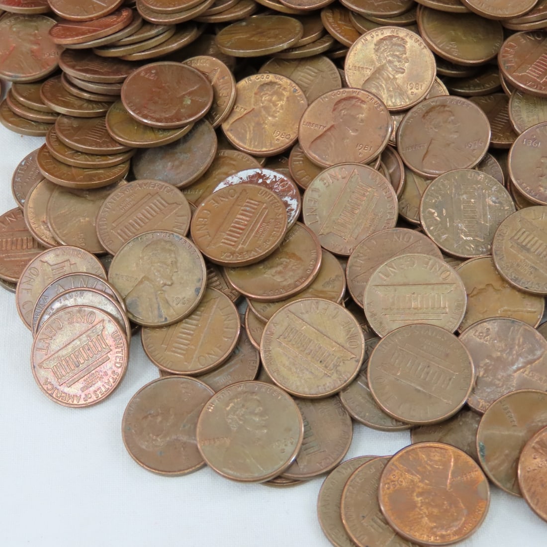 20 pounds pre 1982 Copper Lincoln Memorial Cents - 5