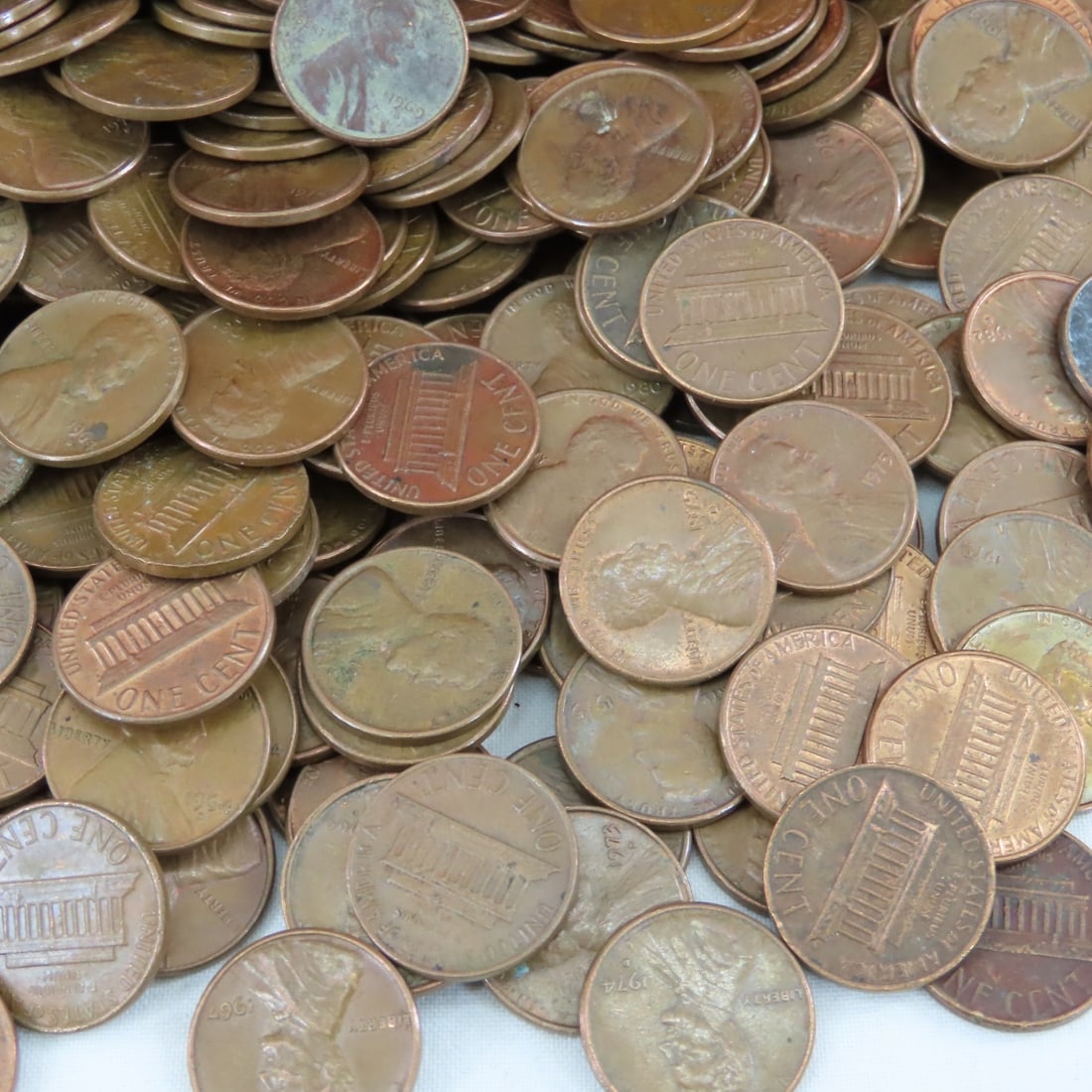 20 pounds pre 1982 Copper Lincoln Memorial Cents - 6