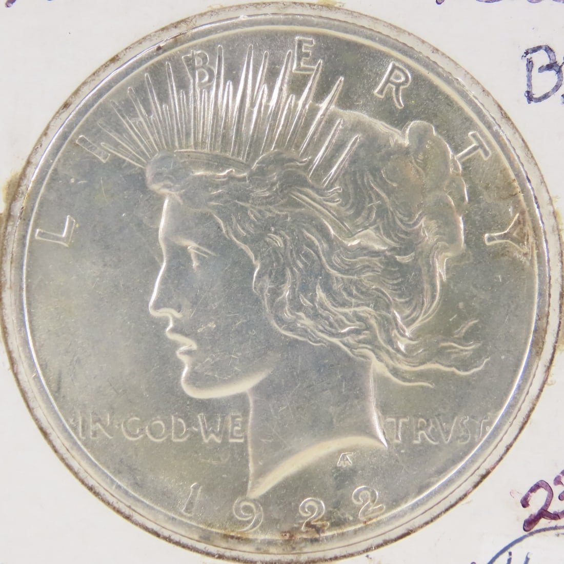 1922 Peace Silver Dollar - 2