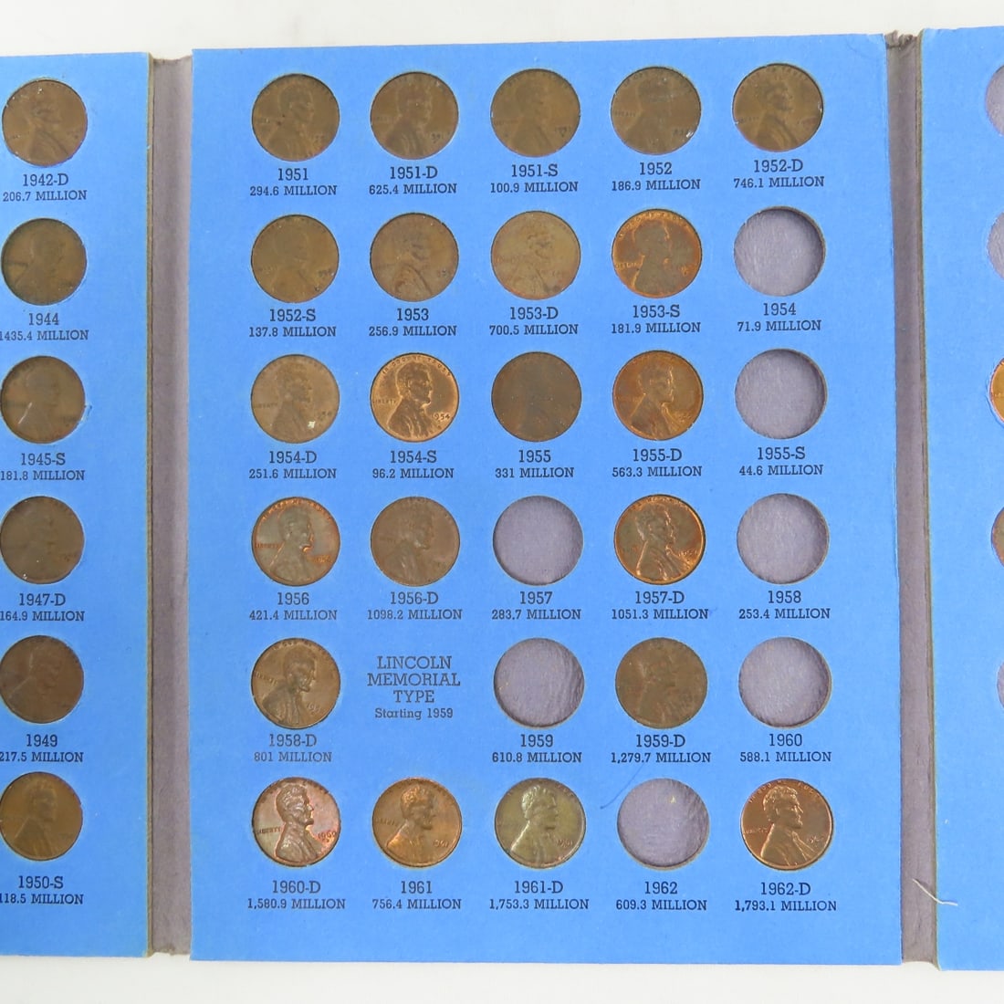 Lincoln Cents In Books & Loose, 10 Indian Head - 11