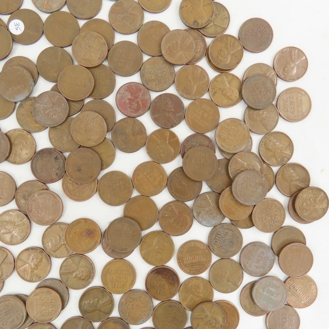 Lincoln Cents In Books & Loose, 10 Indian Head - 17