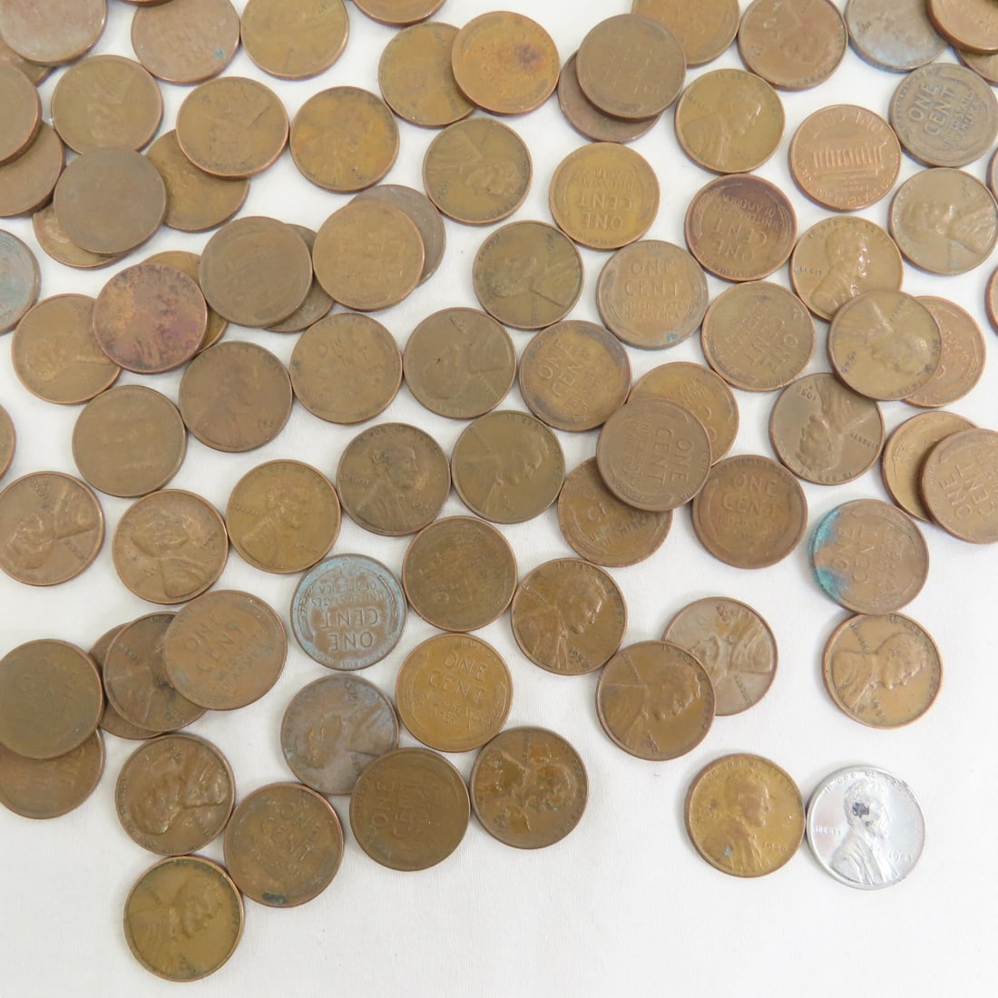 Lincoln Cents In Books & Loose, 10 Indian Head - 18