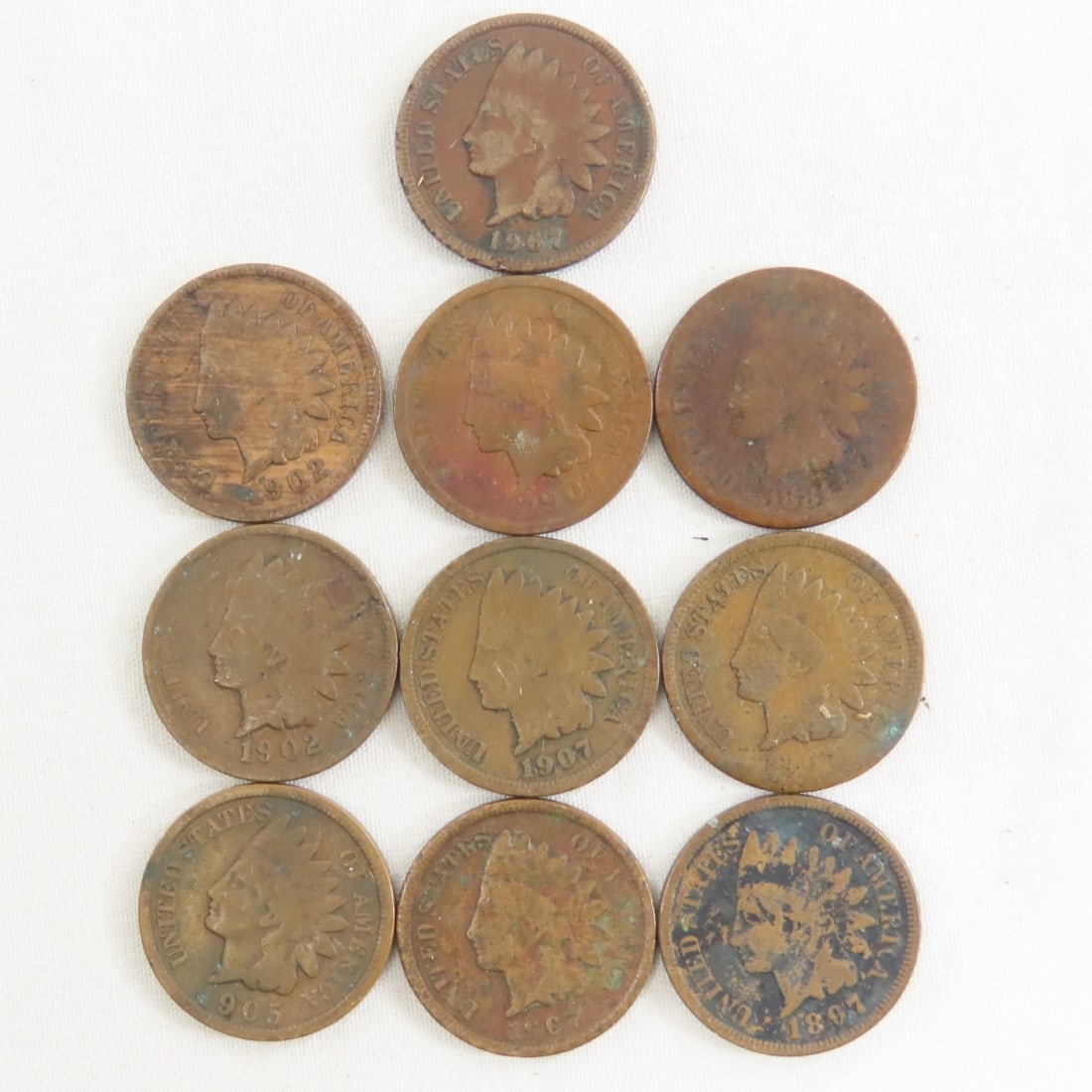 Lincoln Cents In Books & Loose, 10 Indian Head - 3