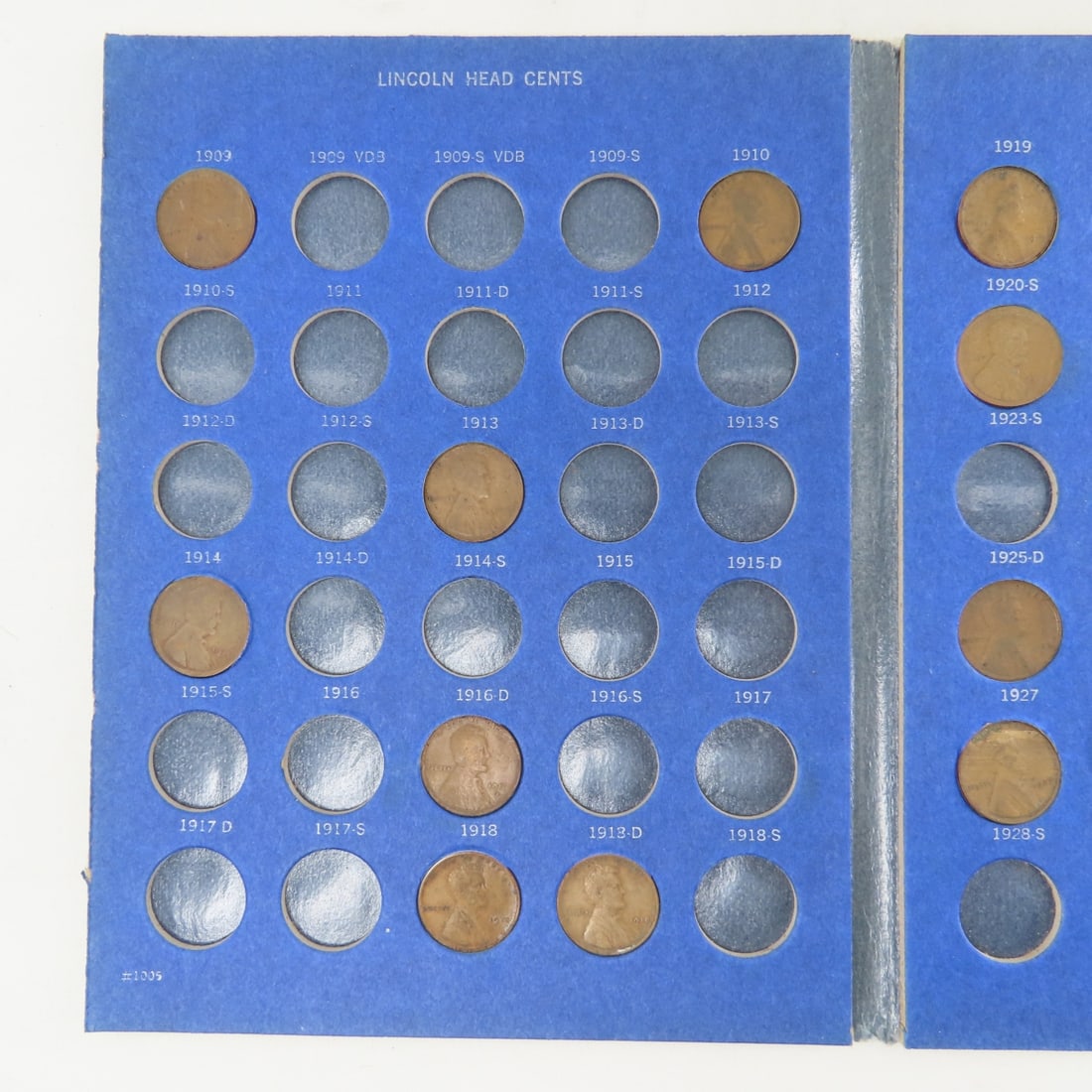 Lincoln Cents In Books & Loose, 10 Indian Head - 6