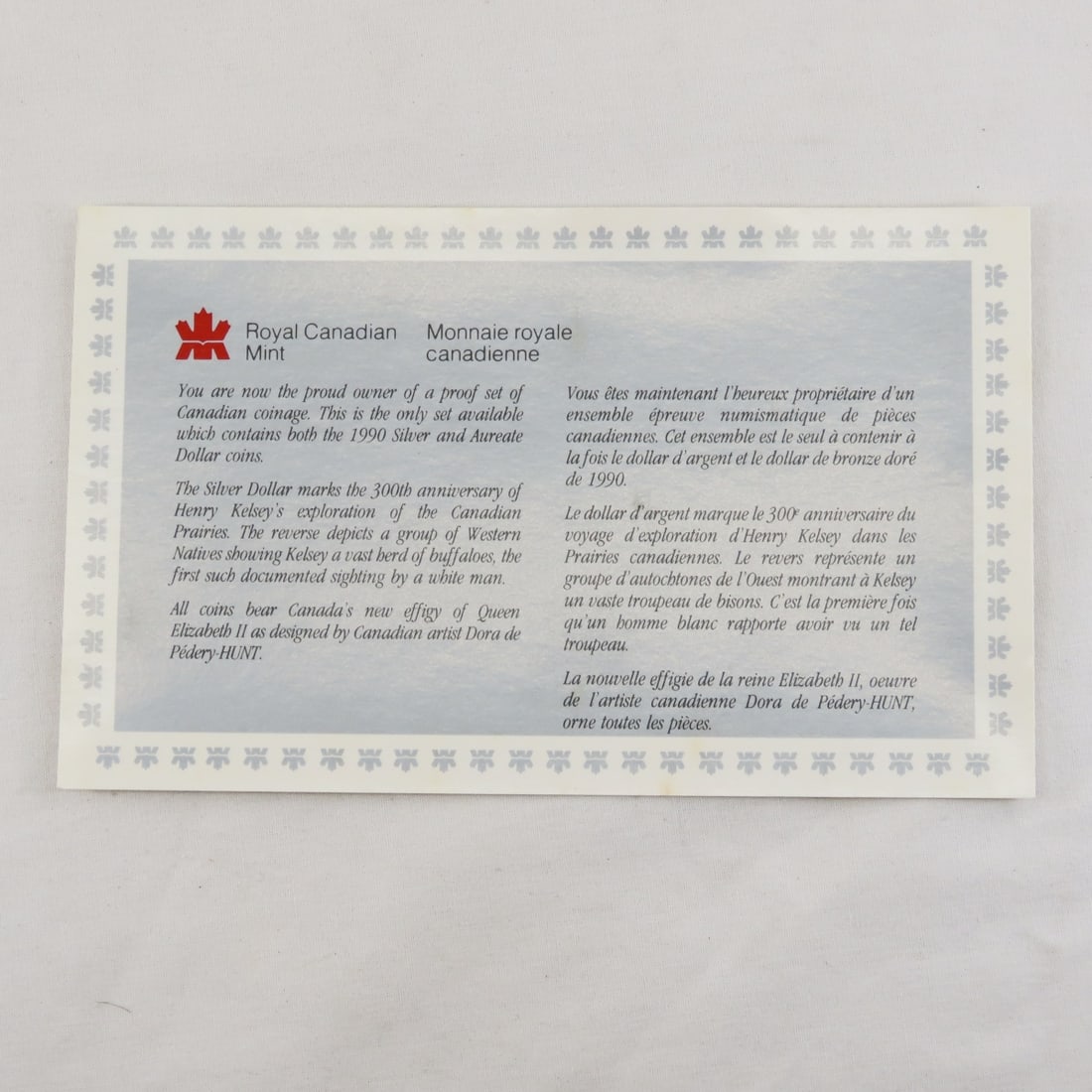 1990 Royal Canadian Mint Double Dollar Proof Set - 15