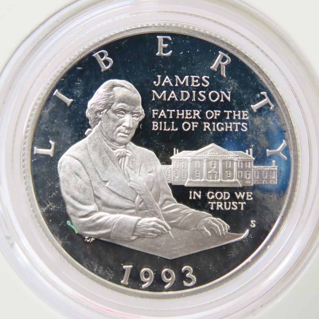 1993 Bill of Rights Commemorative Coin & Stamp Set - 3