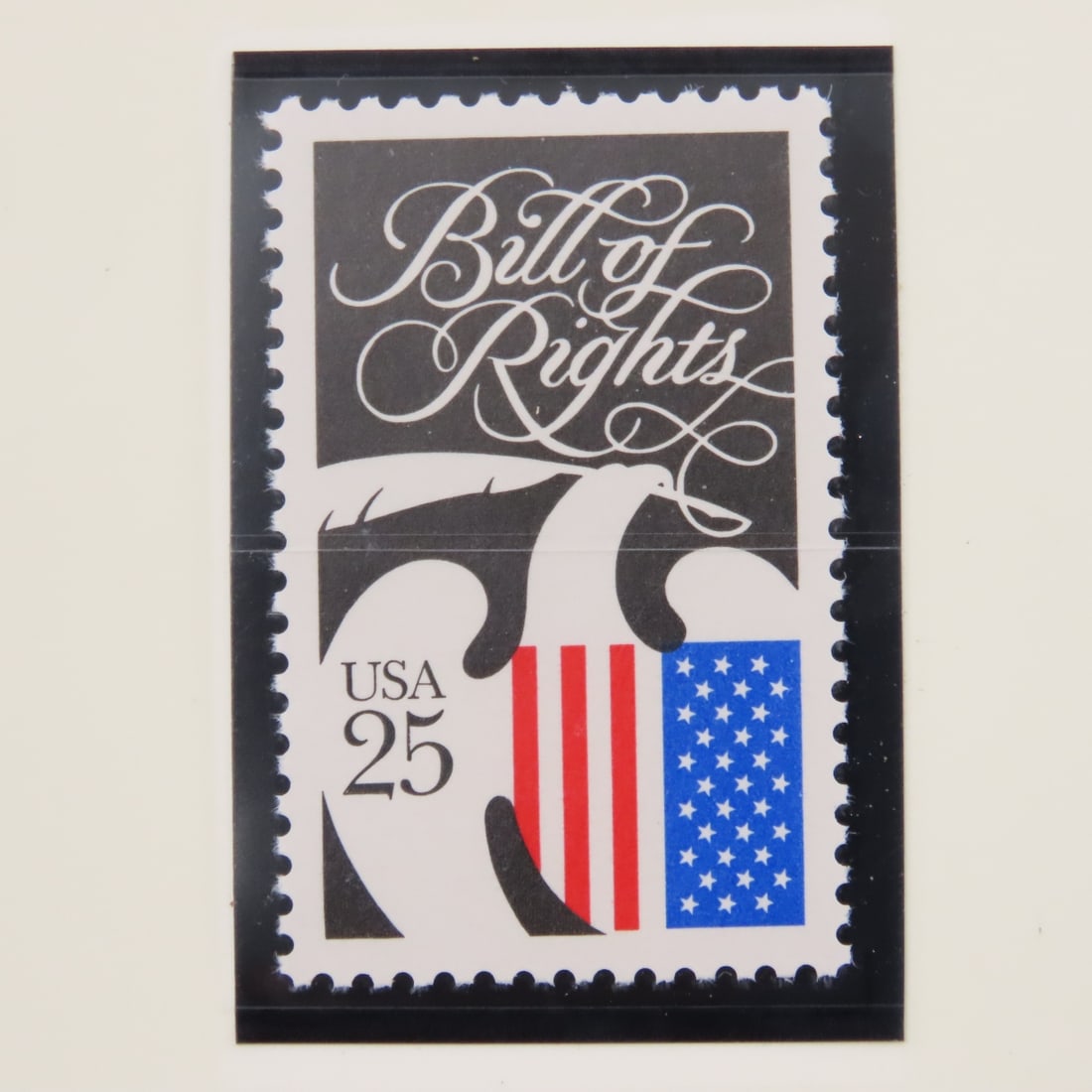 1993 Bill of Rights Commemorative Coin & Stamp Set - 5