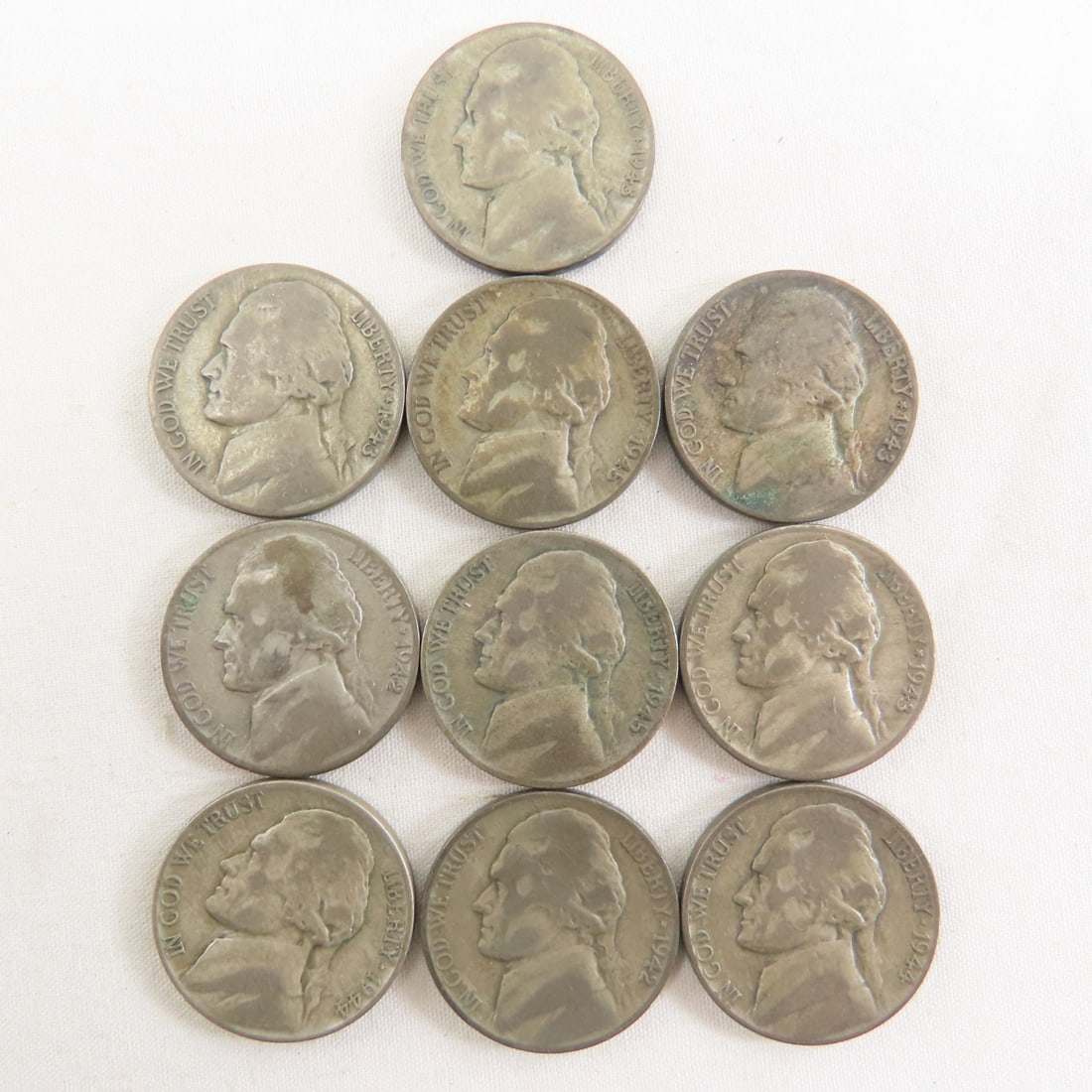 Jefferson Nickels in Book, 19 Silver, 11 Buffalo - 2