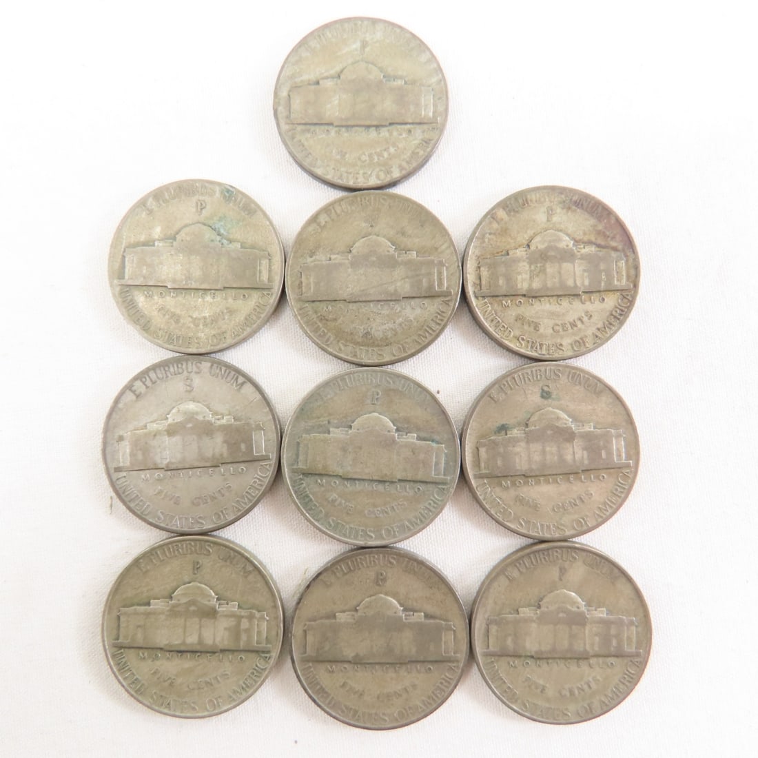 Jefferson Nickels in Book, 19 Silver, 11 Buffalo - 3