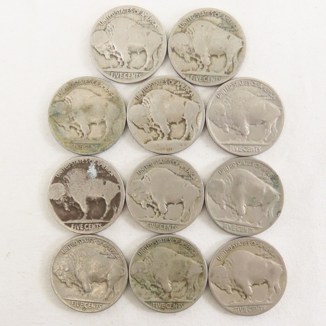 Jefferson Nickels in Book, 19 Silver, 11 Buffalo - 5