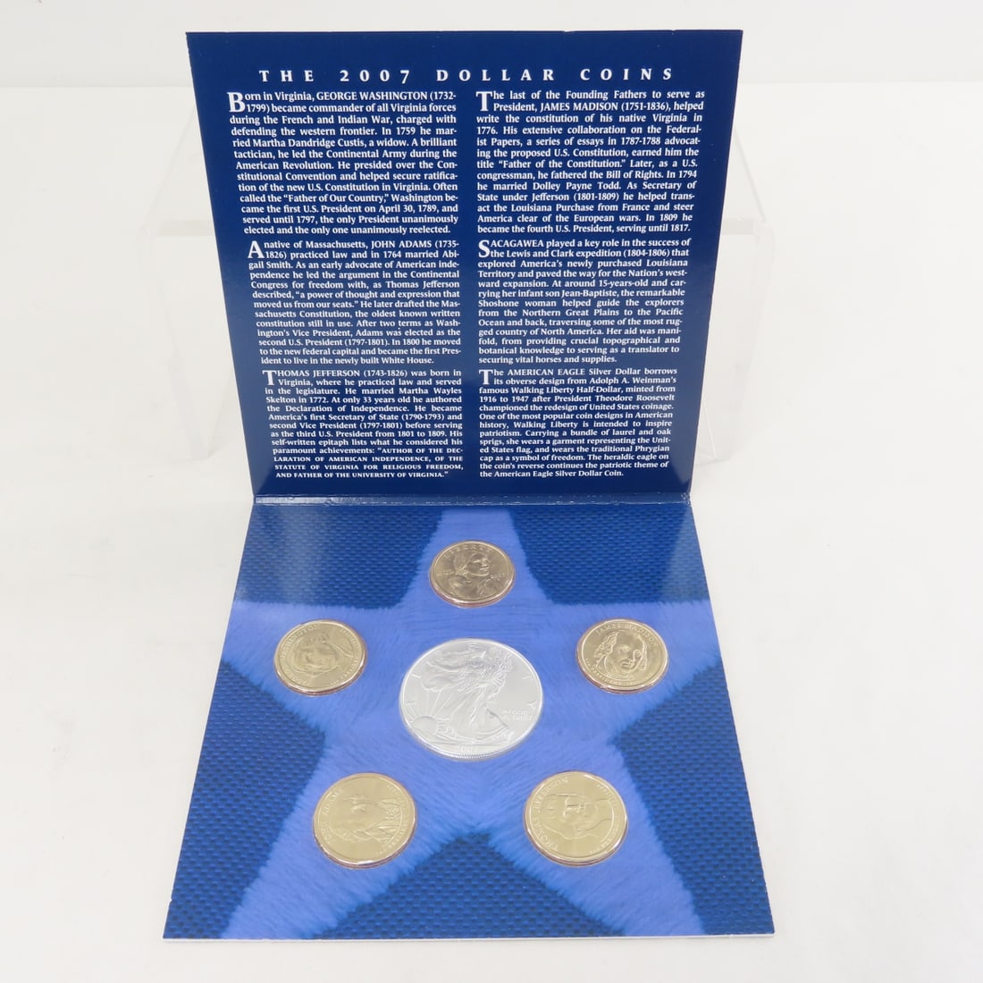 2007 US Mint Annual UNC Dollar Set - Silver Eagle - 2