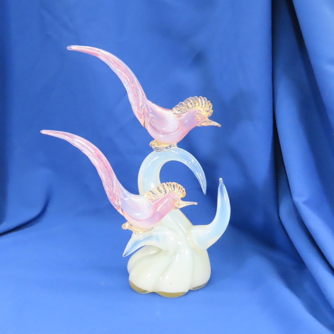 Murano Italian Hand Blown Glass Bird Sculpture - 2