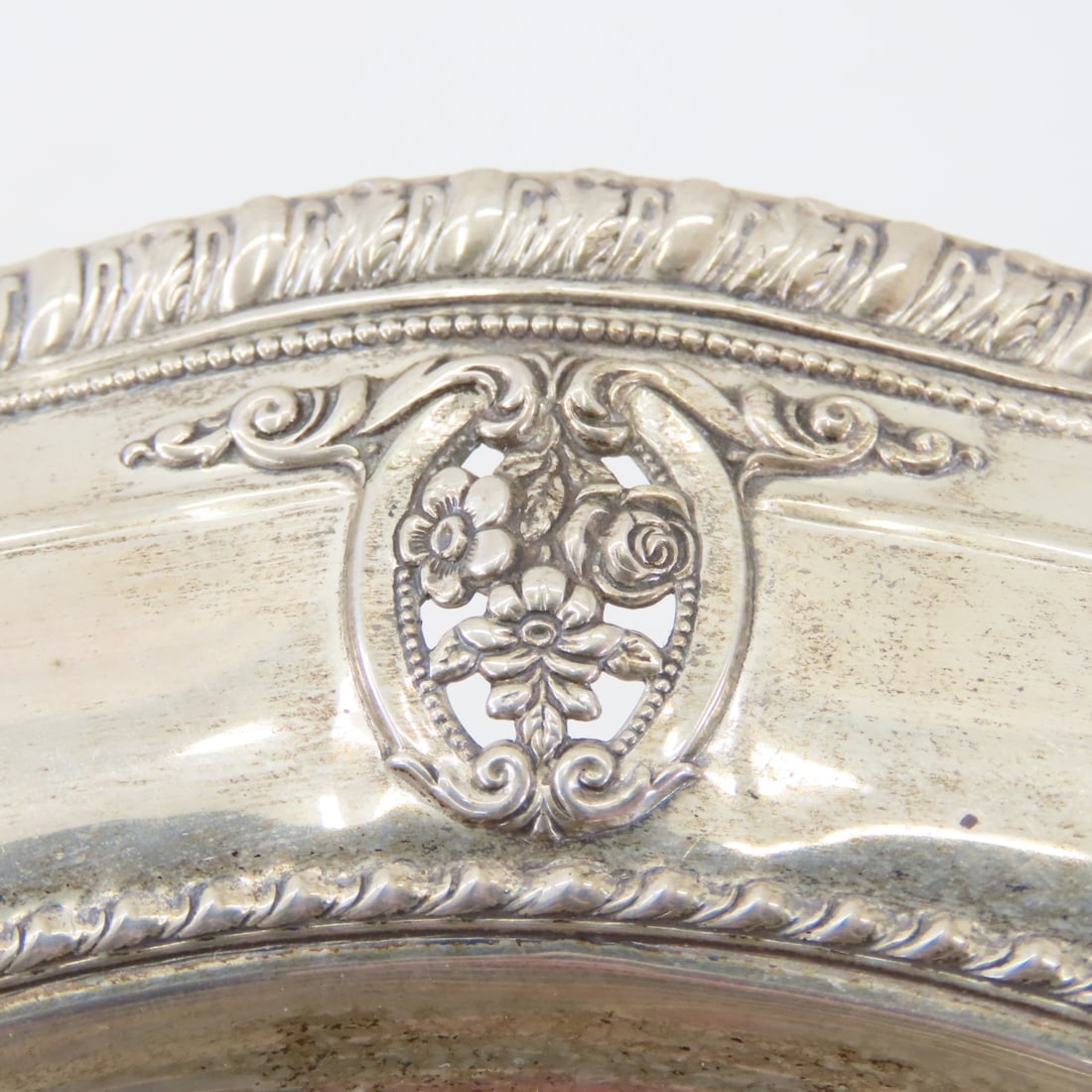 Wallace Rose Point Weighted Sterling Compote - 4
