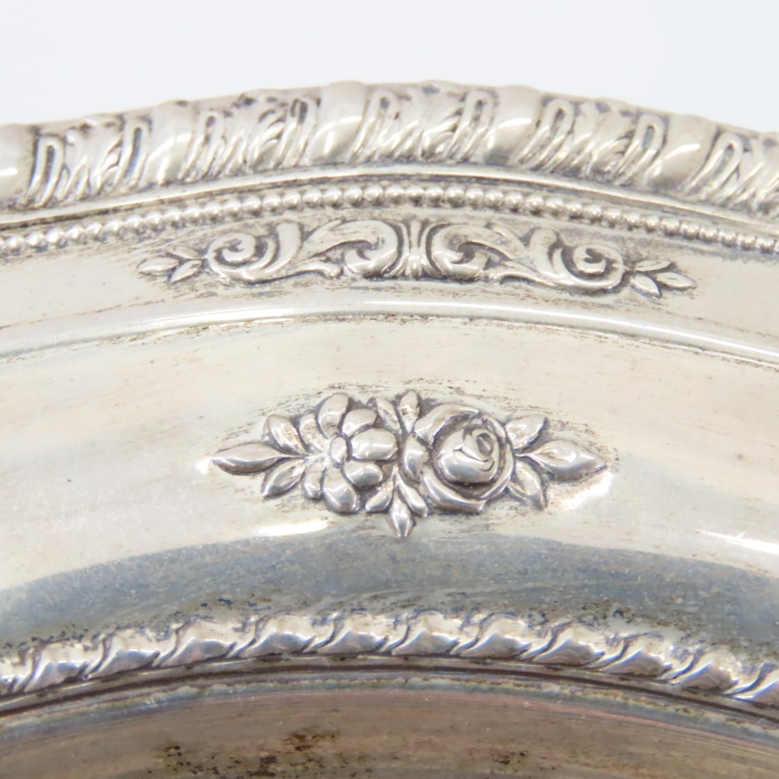 Wallace Rose Point Weighted Sterling Compote - 5
