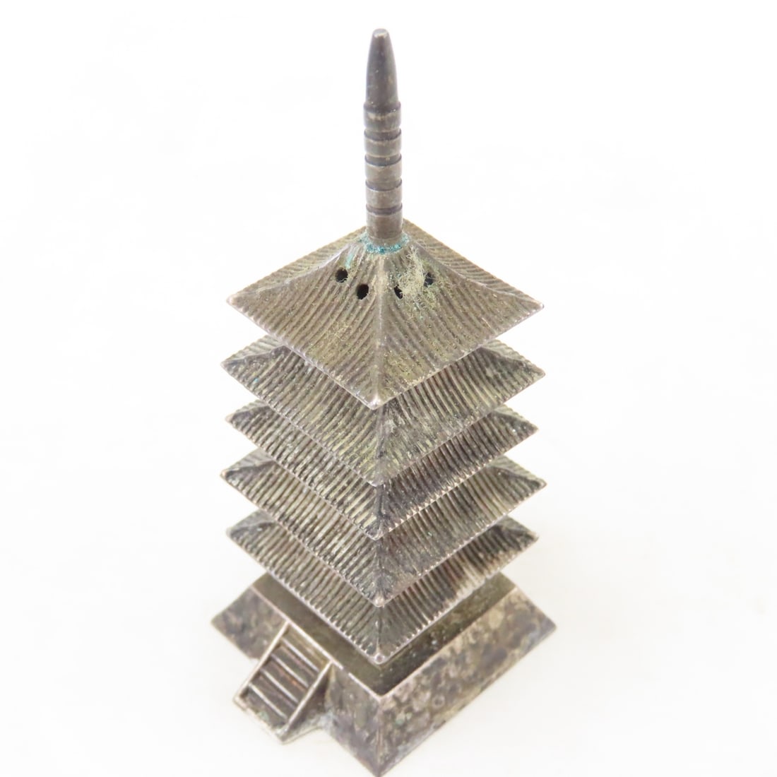 Sterling Silver Mid Century Pagoda S&P Shakers 68g - 4