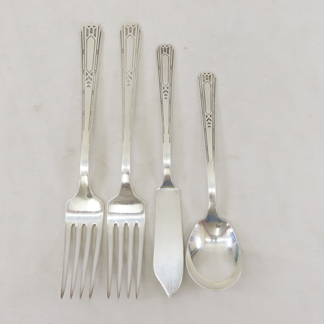 Collection of Vintage Silverplate Flatware in Case - 9
