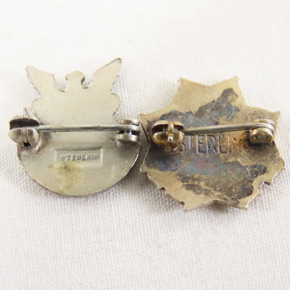 Sons in Service & Other Sterling Pins 17.1g - 4