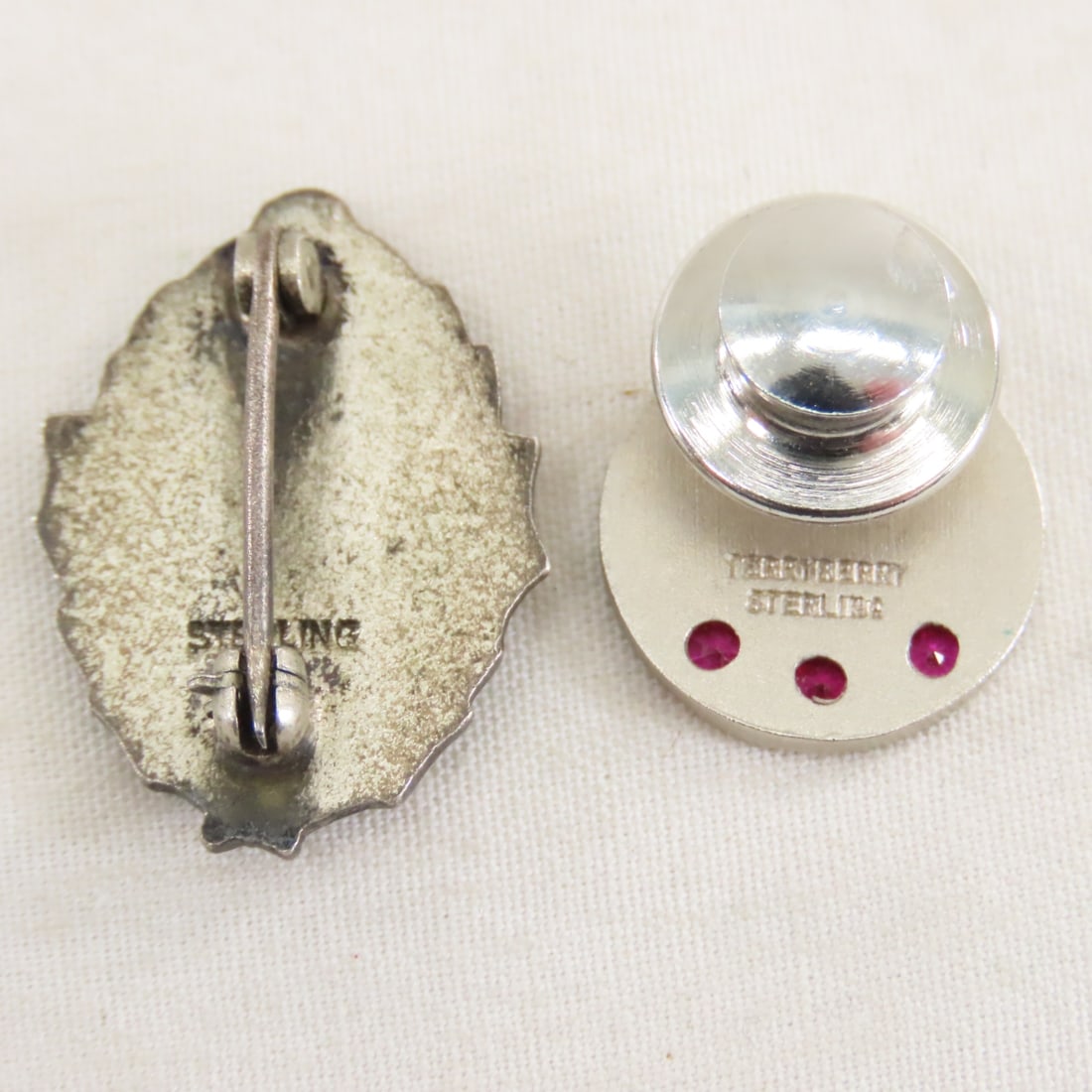 Sons in Service & Other Sterling Pins 17.1g - 6